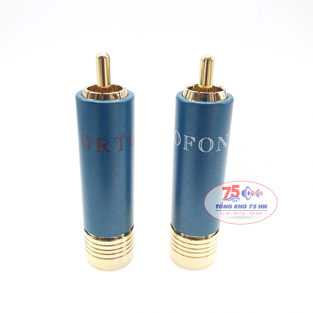 ĐẦU JACK HOA SEN ORTOFON GOLD 24K 8NX khóa chốt OD-10mm - JACK AV HI-END ORTOFON