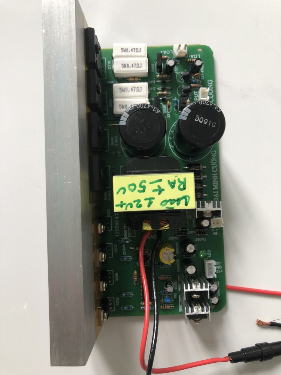 MẠCH CÔNG SUẤT AMPLY - LOA KÉO 1200W