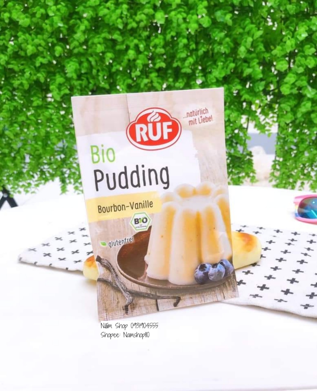 Gelatine /Bột nở/men nở/bột Pudding hữu cơ Ruf