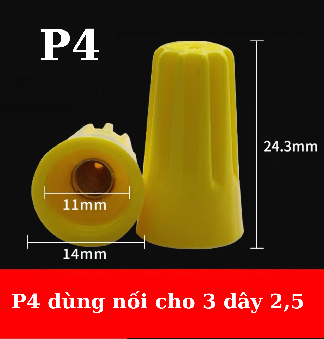 Cút nối dây điện nhanh Combo 100c, đầu cos nối xoắn dây điện, đầu cốt chụp xoắn đấu nối, núm vặn