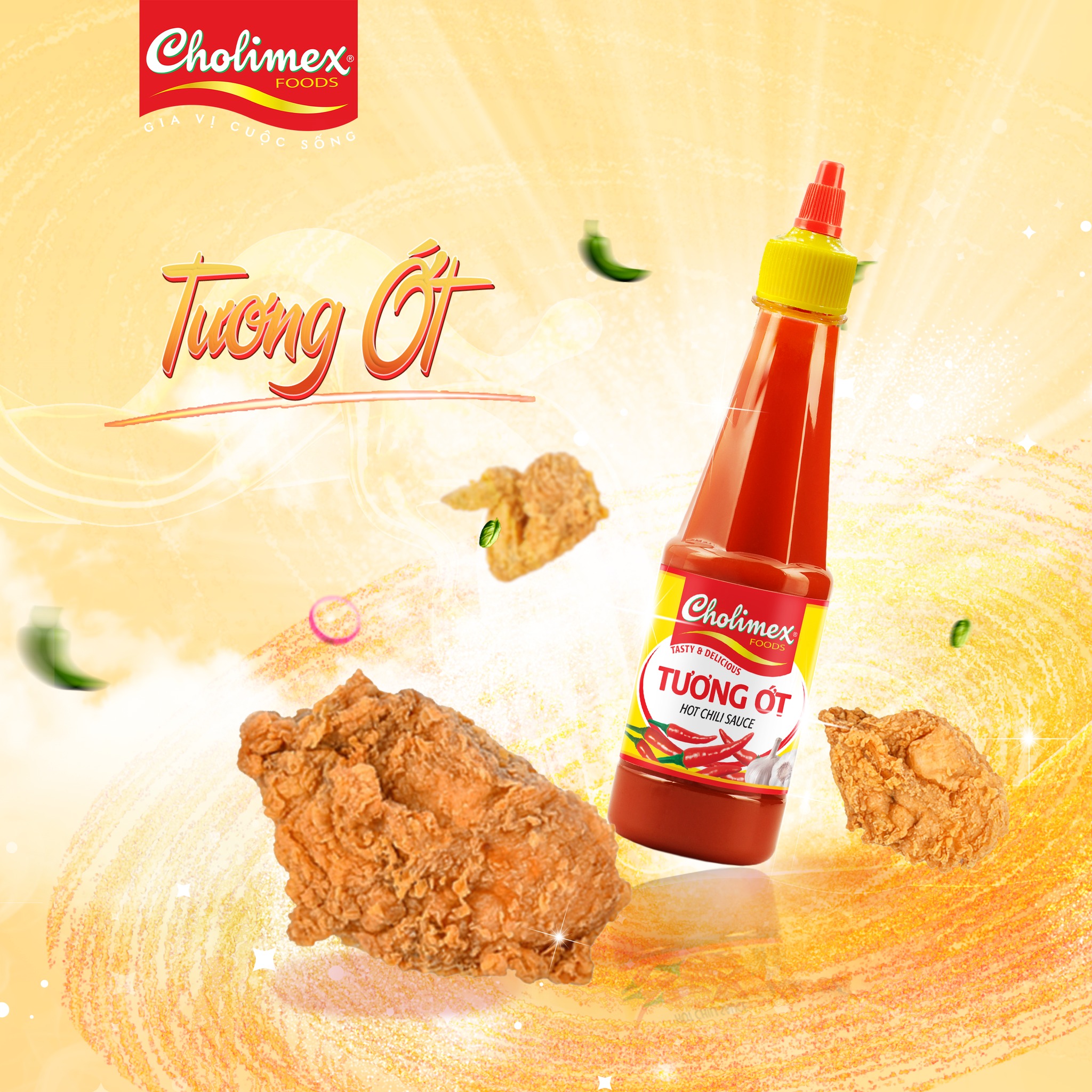 Tương ớt chai thuỷ tinh 270g