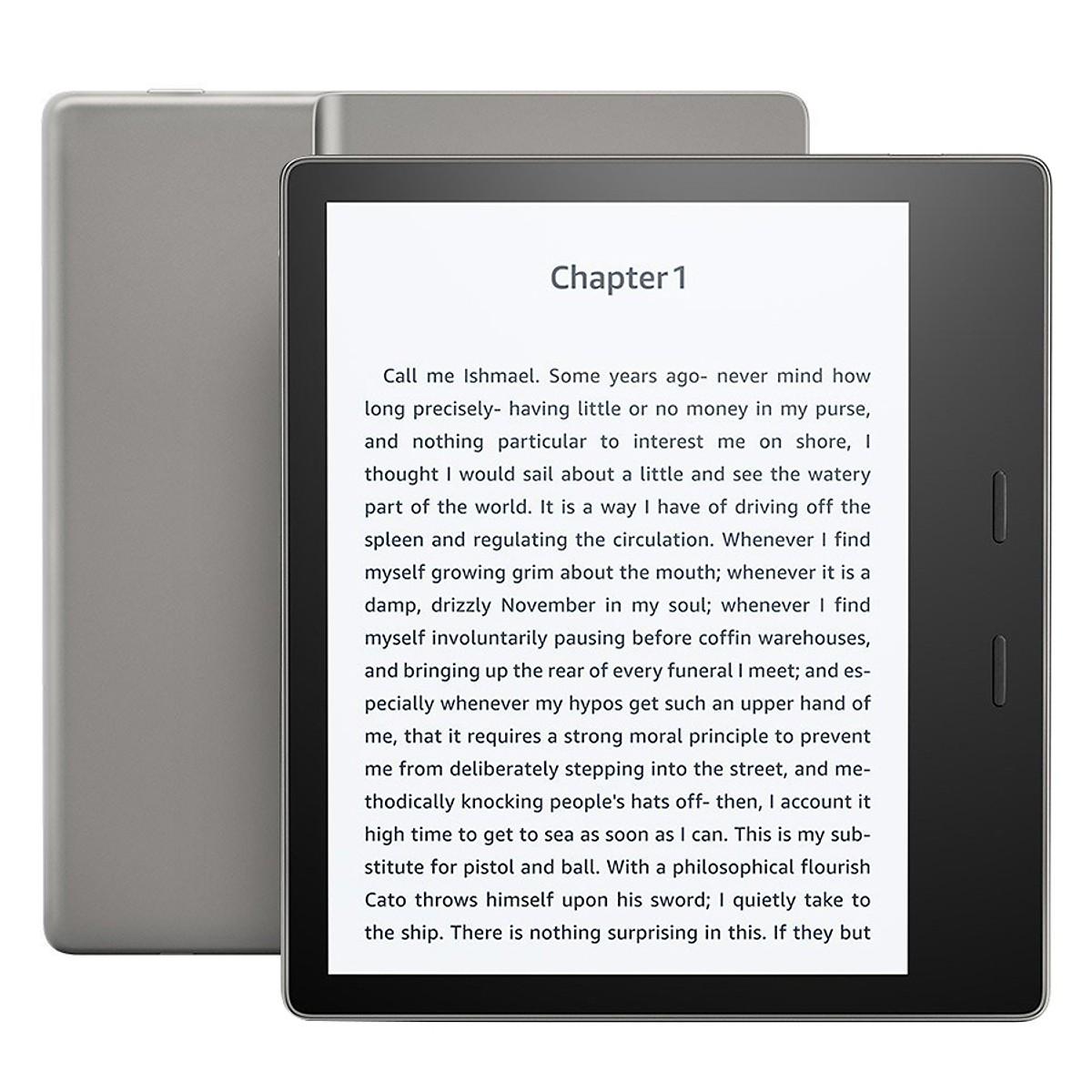 [HCM][TRẢ GÓP 0%] Máy Đọc Sách Kindle Oasis 32G - Hàng Nhập Khẩu - Silver