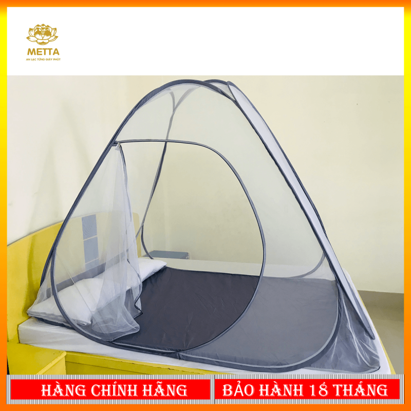 Mùng Ngủ Tự Bung METTA 1 mét 6 x 2 mét - BH 18 tháng dành cho 2 -3 người - Hàng Chính Hãng - Việt Nam Xuất Khẩu