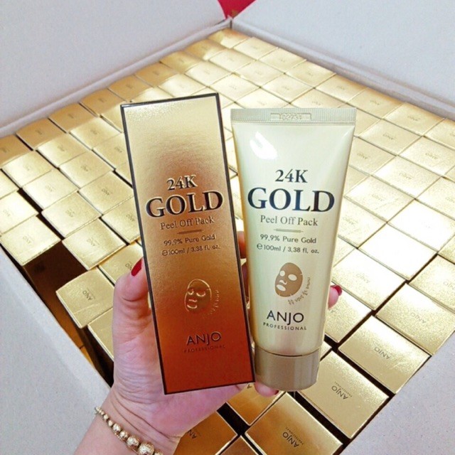 Mặt Nạ Lột Chất 24K Gold Peel Off Pack Anjo 100ml