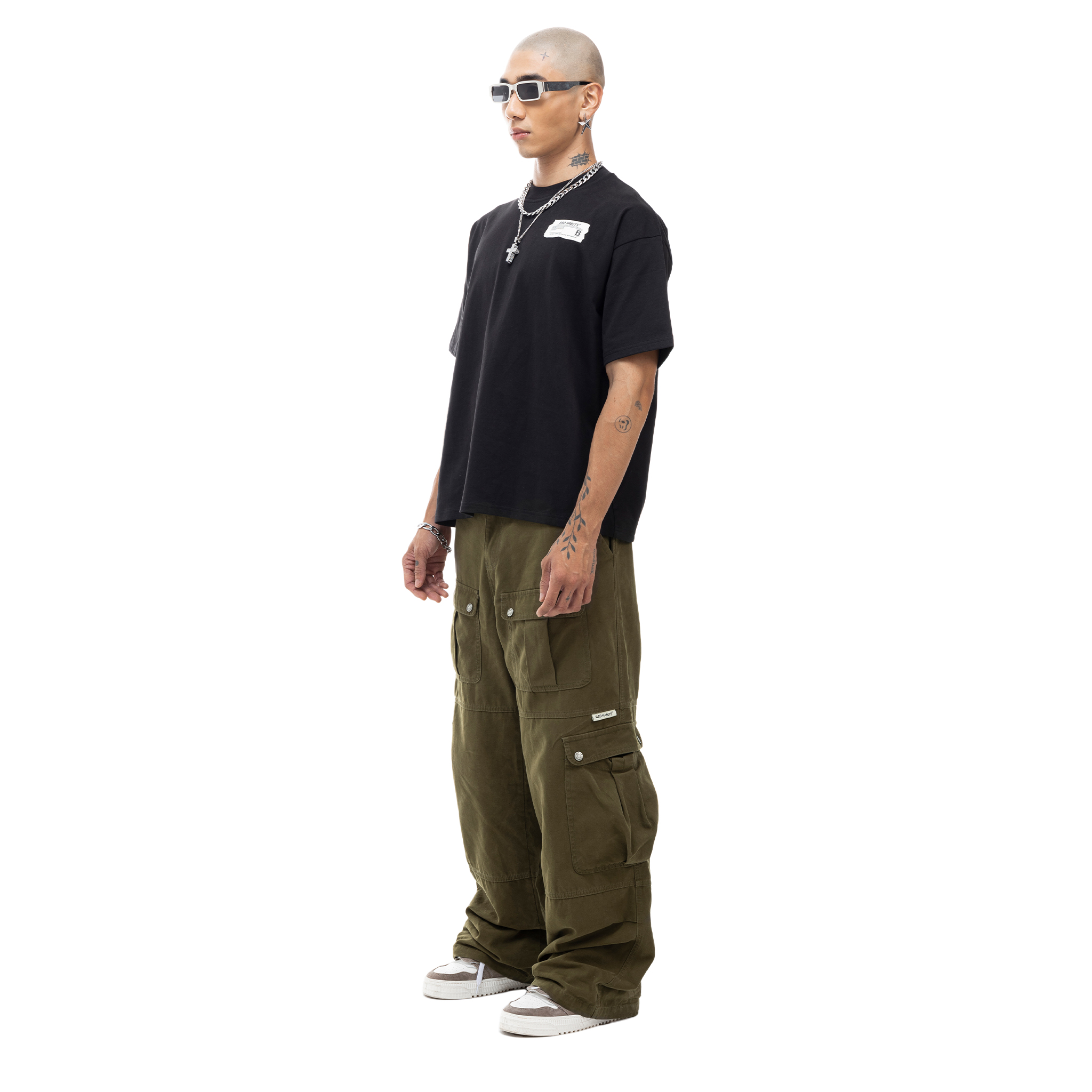 Quần Bad Habits OLIVE BAD CARGO PANTS