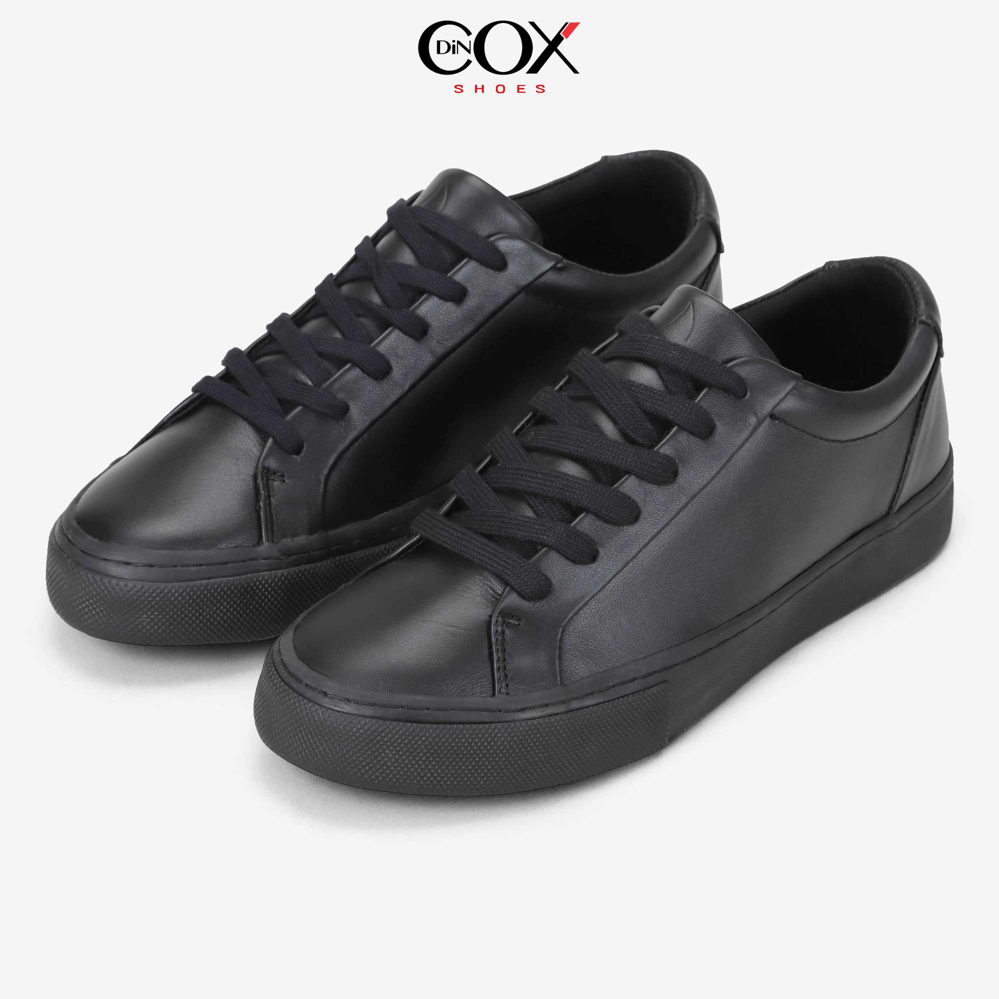 Giày Sneaker Da Unisex DINCOX-D20 BLACK