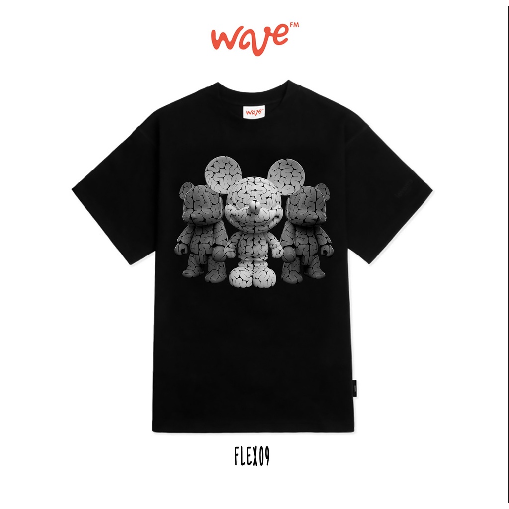 Áo thun BearBrick Basic Tee phông nam nữ tay lỡ LUCK