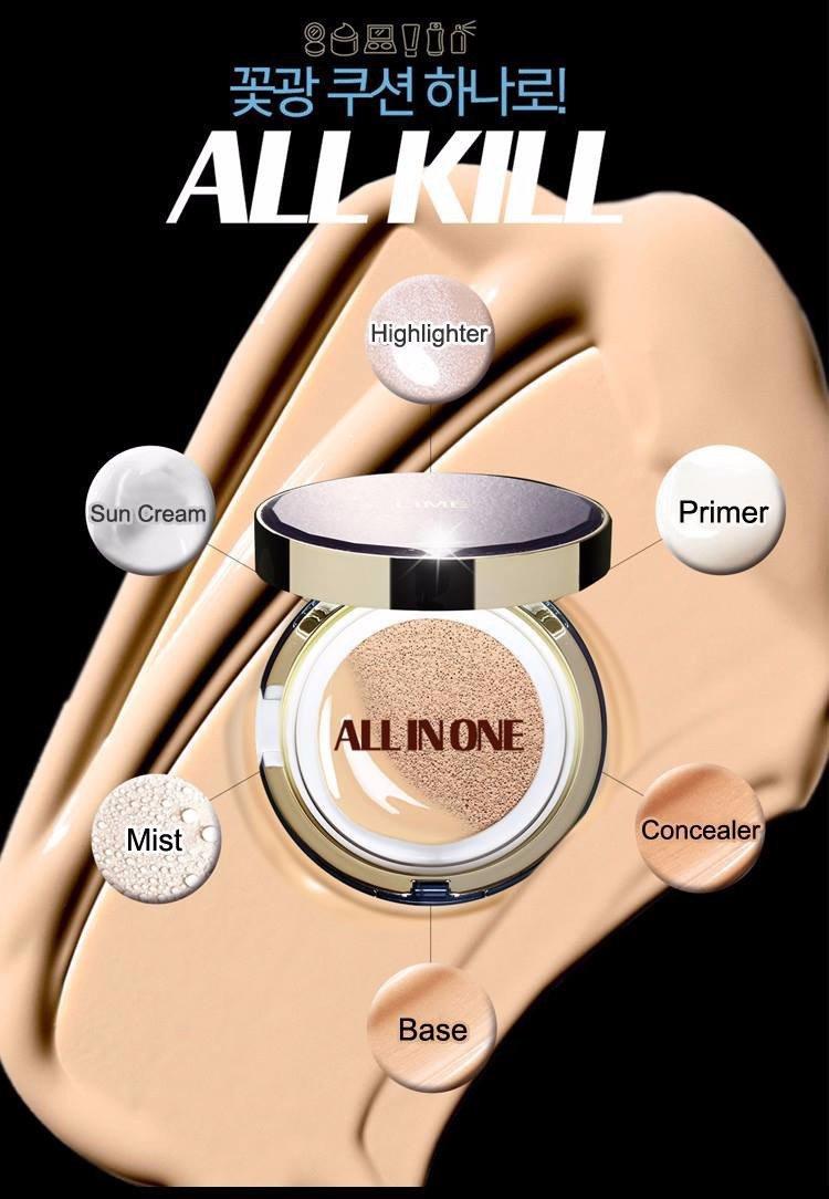 [HCM]Phấn Nước Dưỡng Ẩm Chống Lão Hóa Lime V Collagen Ample Cushion SPF50+ PA+++