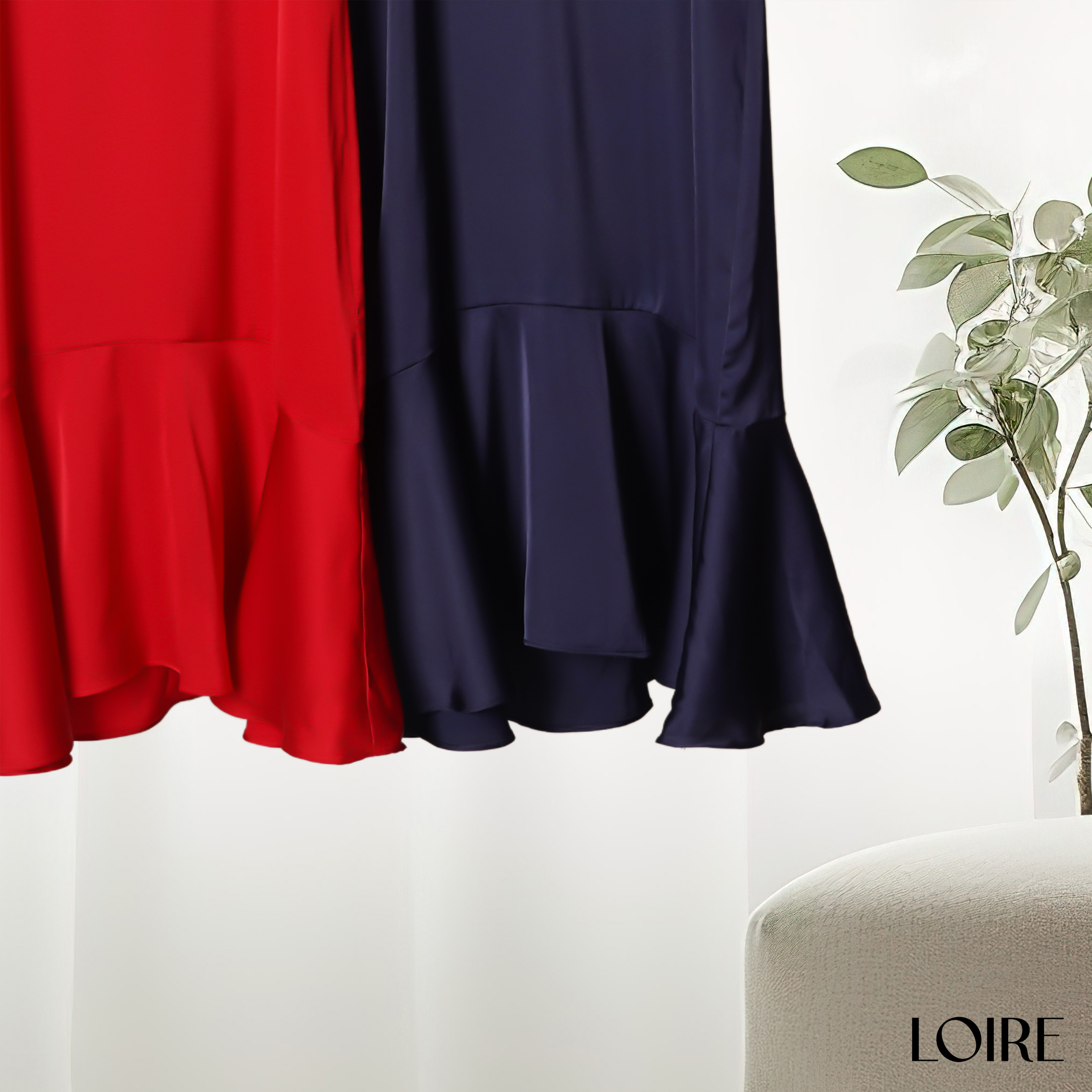 Váy Lụa 2 Dây Đuôi Cá Loirechic VNS04