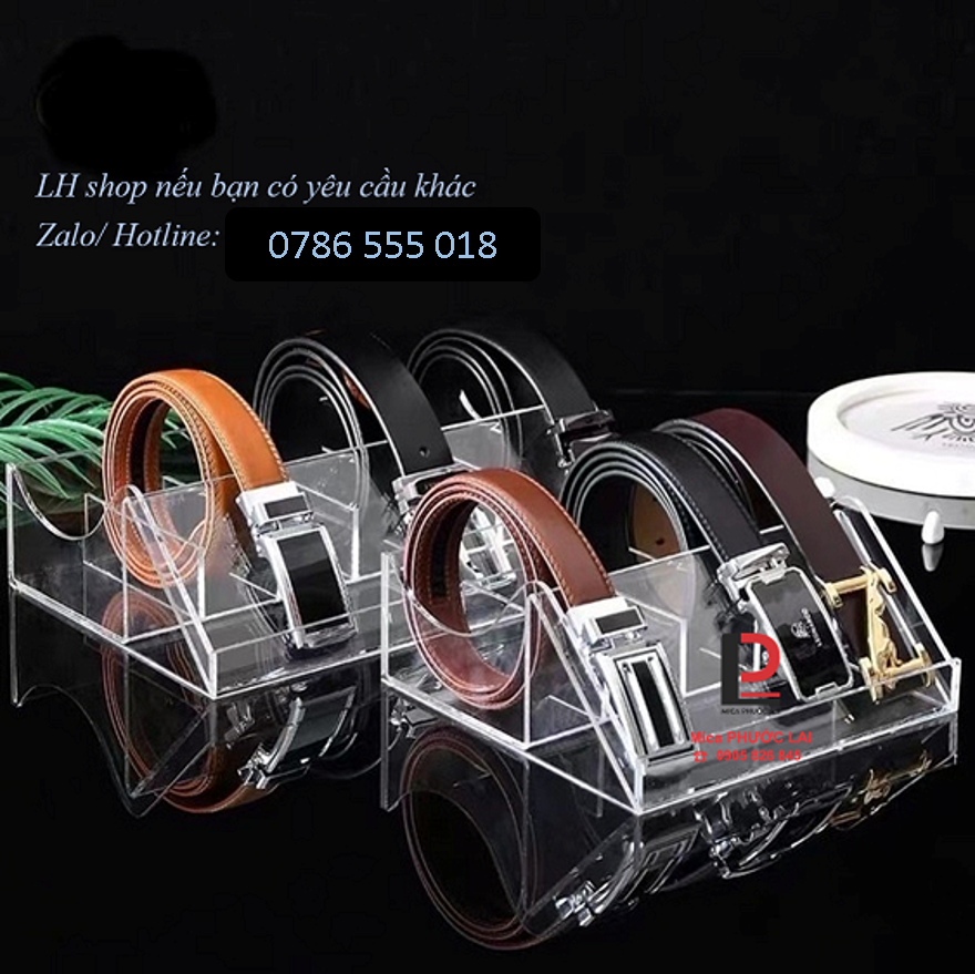 Kệ trưng bày thắt lưng/ dây nịt nhiều ngăn