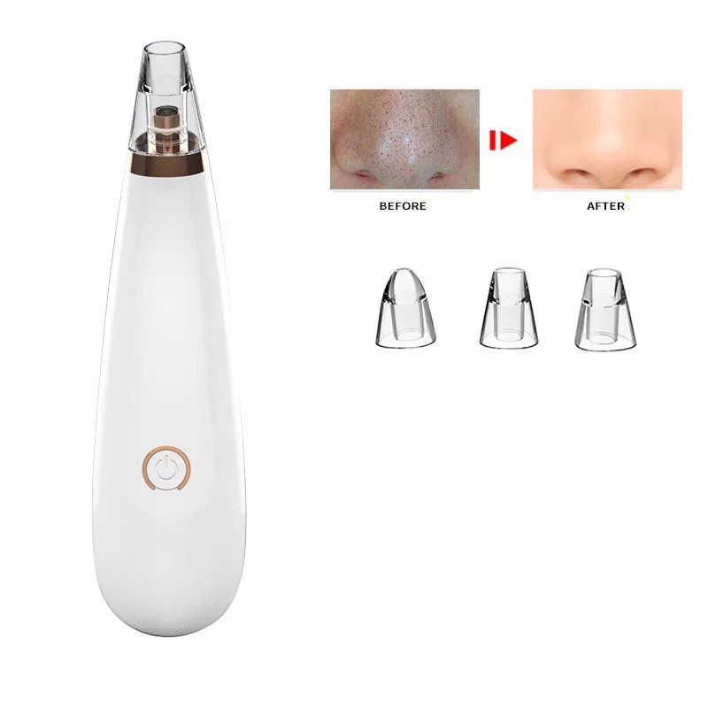 Máy hút mụn đầu đen mụn cám chăm sóc da mặt cao cấp với ba đầu hút