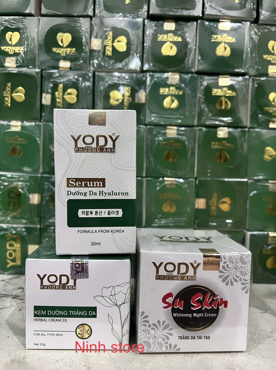 COMBO 3SP PHỤC HỒI TRẮNG DA YODY WHITE PHƯƠNG ANH