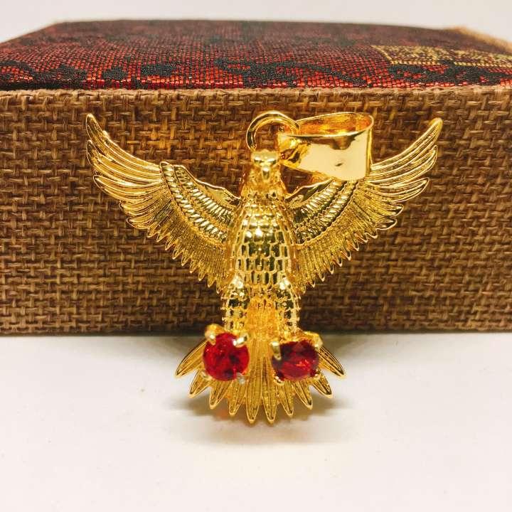 Mặt Dây Chuyền Đại Bàng Gắp Ngọc ( Không Dây ) ( M50 ) -  Tặng Kèm Hộp  - Bảo Hành 06 tháng