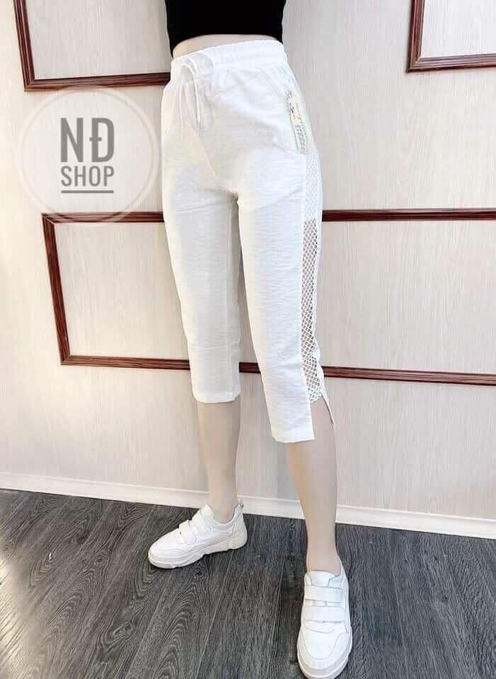 [HCM]Quần lửng nữ đũi cá tính