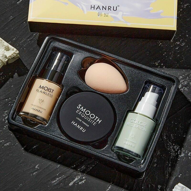 Set trang điểm pretty makeup msmeeshu hanru 4 món
