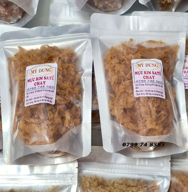 KHÔ MỰC RIM SATE CHAY 200GR NHÀ LÀM