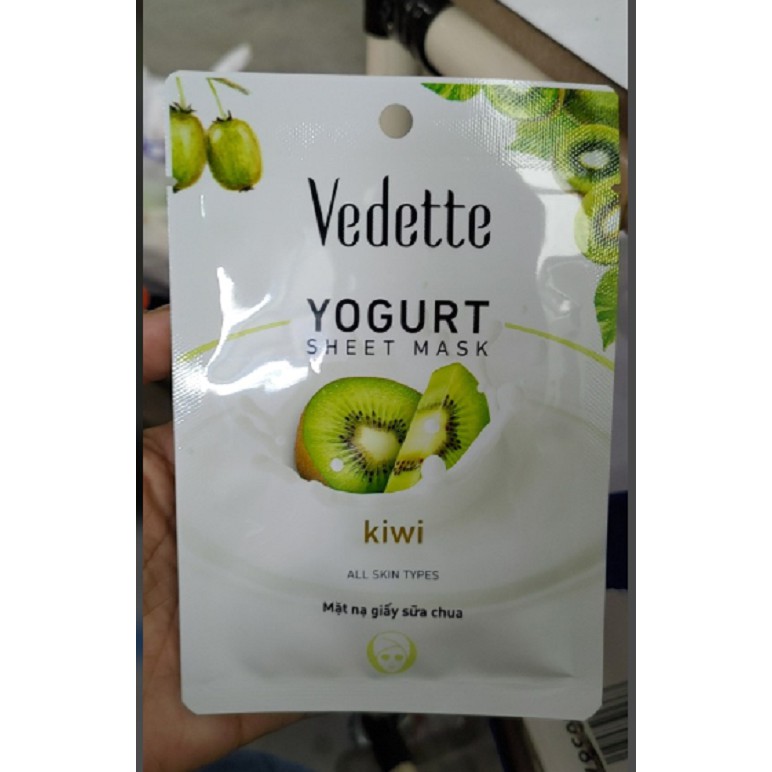 Mặt Nạ Giấy Sữa Chua Kiwi Vedette 22ml | Guardian Việt Nam
