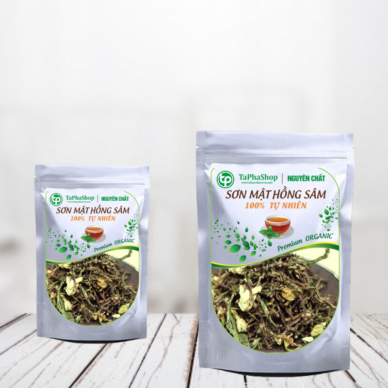 Trà sơn mật hồng sâm 1kg - tấn phát