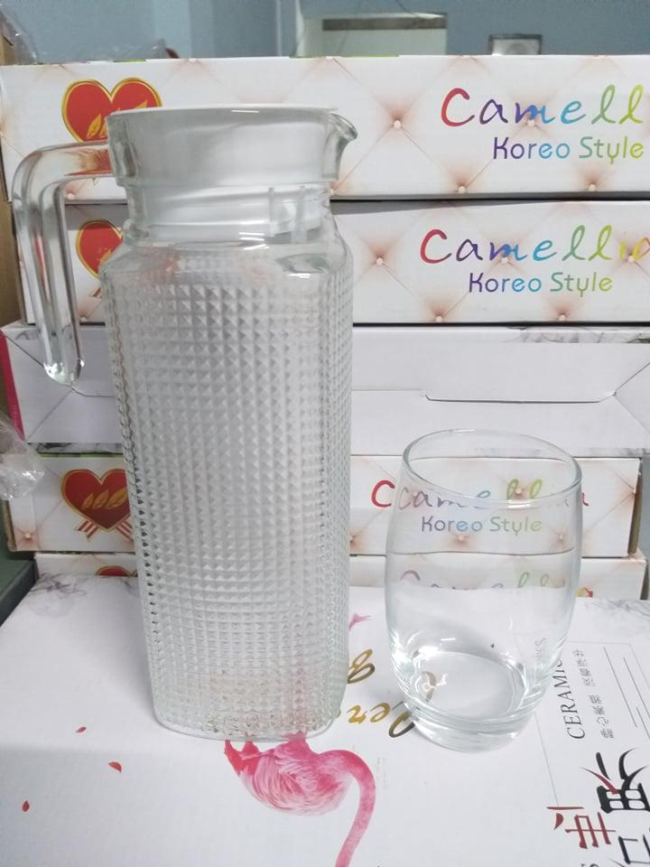 Bộ Bình Cốc Thủy Tinh 1.1 lít - 2 MÓN