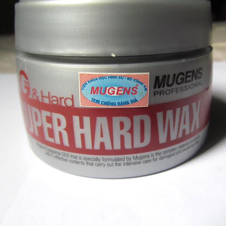 Sáp vuốt tóc siêu cứng Mugens Super Hard Wax Hàn Quốc 90g