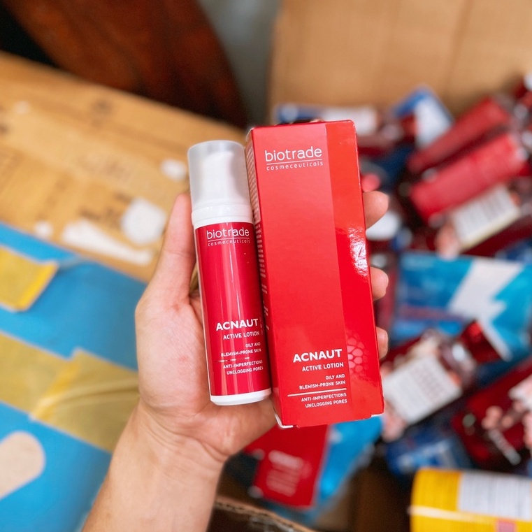 Lotion chấm mụn sưng viêm Biotrade Acnaut Active Lotion 10ml