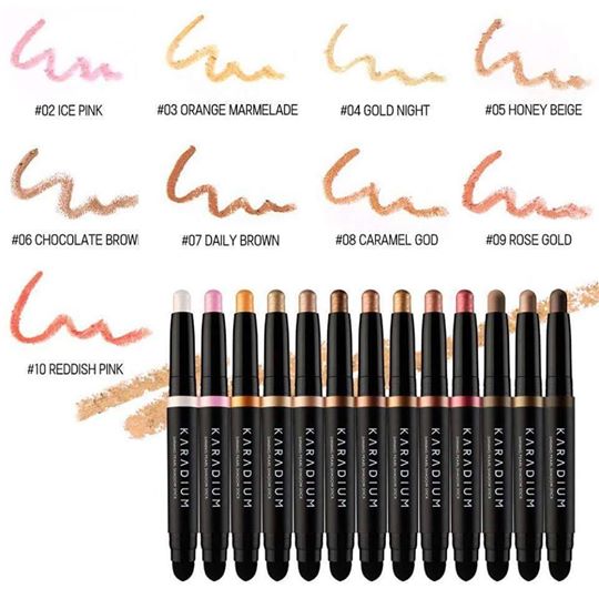 Phấn Mắt Nhũ Karadium Shining Pearl Shadow Stick 2 Đầu ( MÃ 85 )