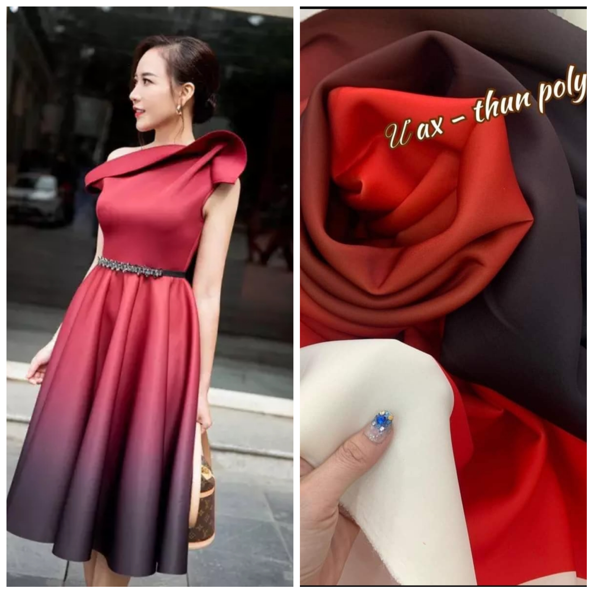Váy Oversize nữ Xốp Đuôi Cá Dáng Xòe | FM Style