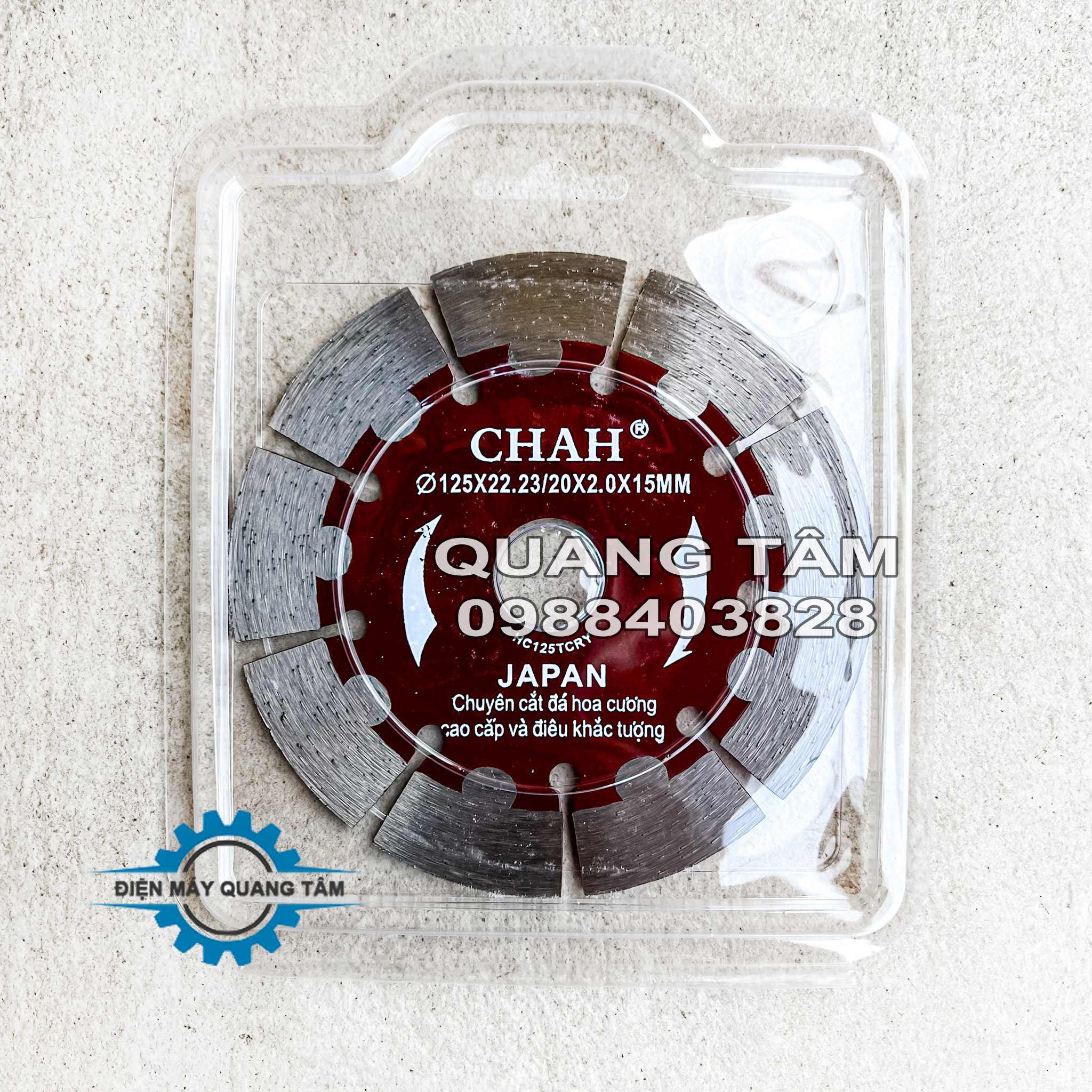 Lưỡi Cắt Gạch - Bê Tông - Đá 125mm CHAH