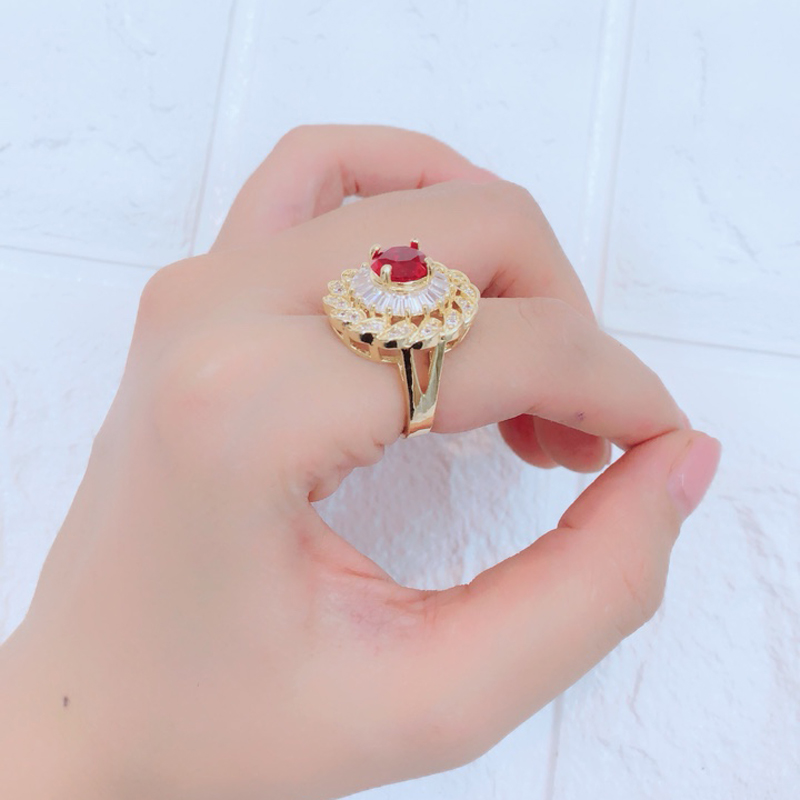 Nhẫn mạ vàng cao cấp January Love MKM5
