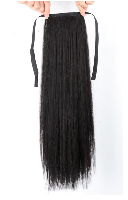 Tóc giả cột thẳng 50cm D13 💖FREESHIP💖 buộc tóc giả nữ, tóc nữ đuôi dài thẳng, tóc giả nữ Sỉ 35k