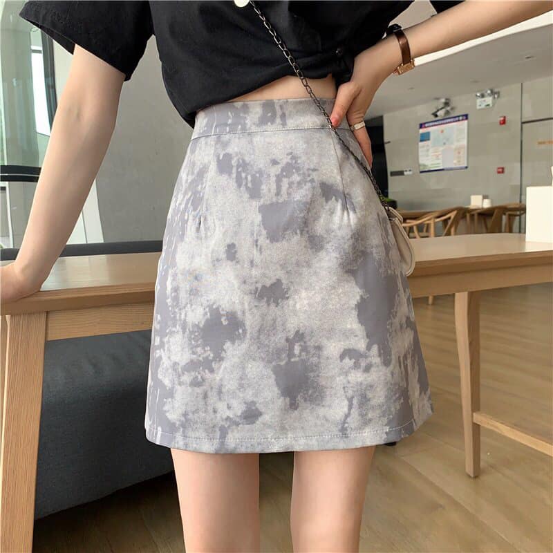 [HCM]☘ CHÂN VÁY DENIM LOANG.