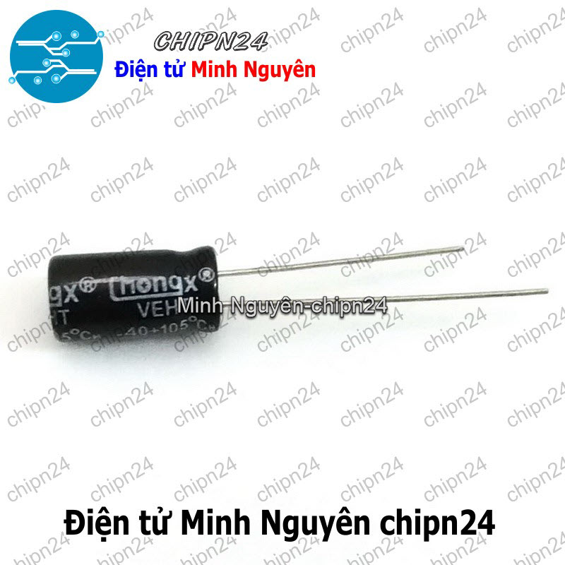 [10 con] (F250) Tụ hóa 22uF 100V (6x11mm) - HH004327
