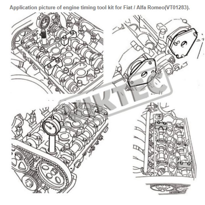 Dụng cụ đặt cam fiat 1.6