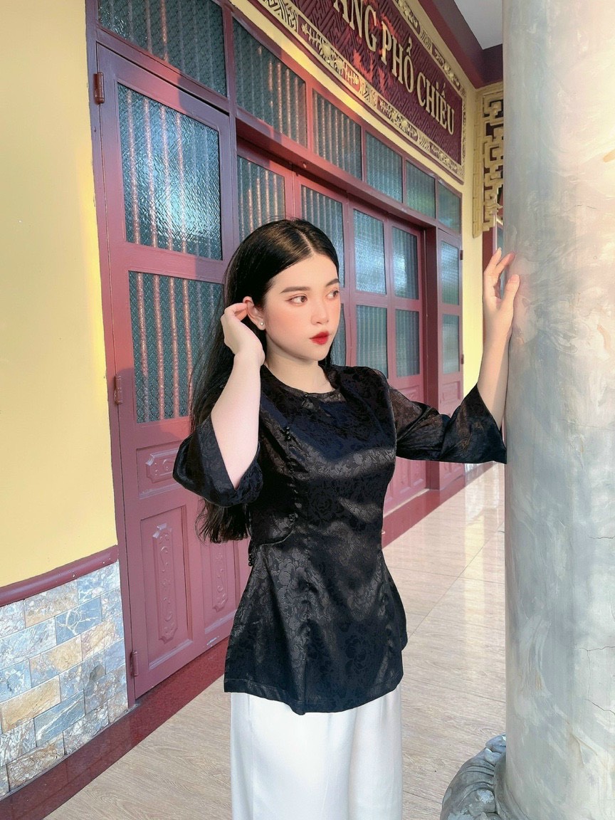ÁO BÀ BA CÁCH TÂN LỤA CAO CẤP
