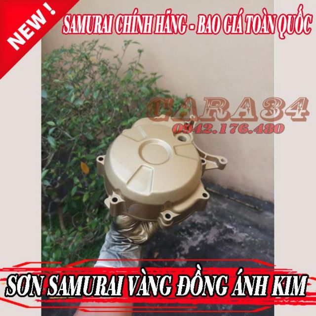 SƠN SAMURAI MÀU VÀNG ĐỒNG ÁNH KIM 1123