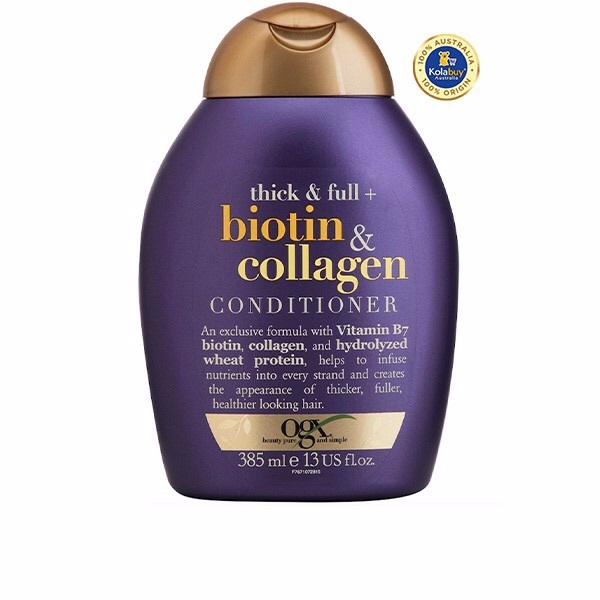 Dầu xả Chống rụng tóc OGX Thick & Full Biotin & Collagen Conditioner 385ml cao cấp