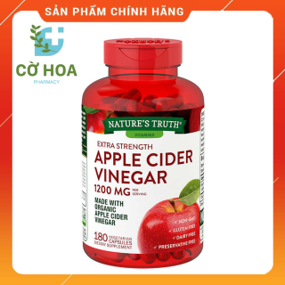 Viên giảm cân giấm táo Nature s Truth Apple Cider Vinegar 1200 mg thumbnail