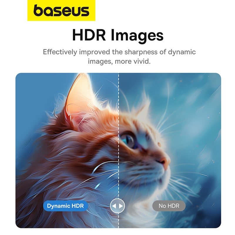Cáp Chuyển Type C sang DisplayPort Baseus High Definition Series (Type C to DP 8K@60Hz, 4K@240Hz, Dynamic HDR)