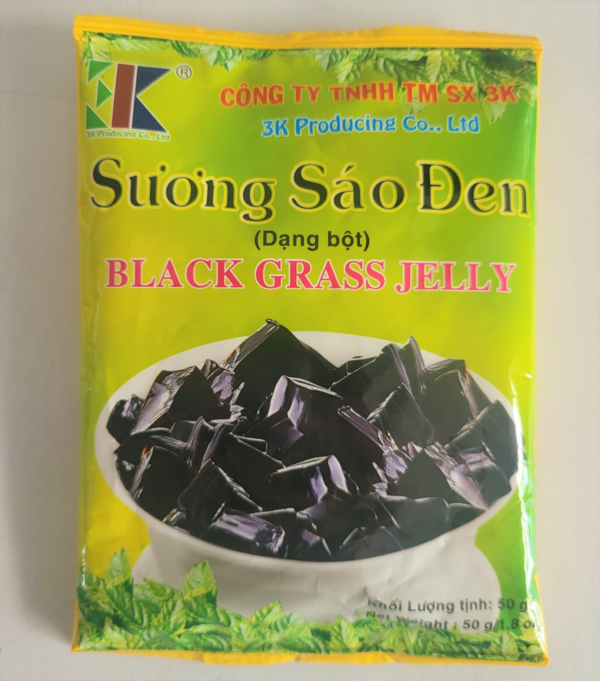 Bột rau câu sương sáo đen rc3k black grass jelly powder