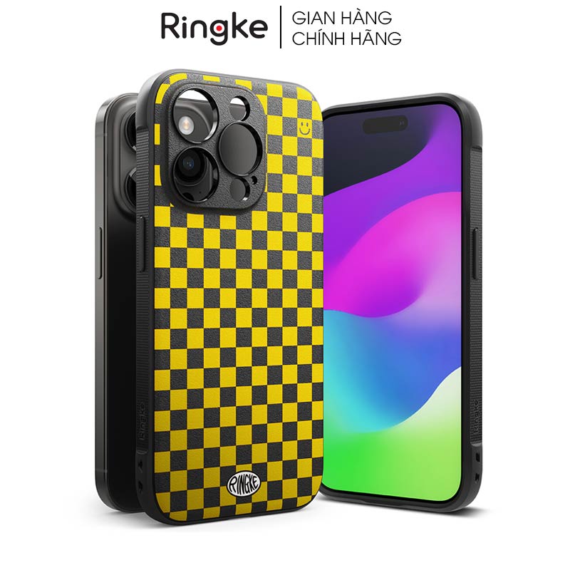 Ốp lưng iPhone 15 Pro Max/15 Pro/15 Plus/15 RINGKE Onyx Design