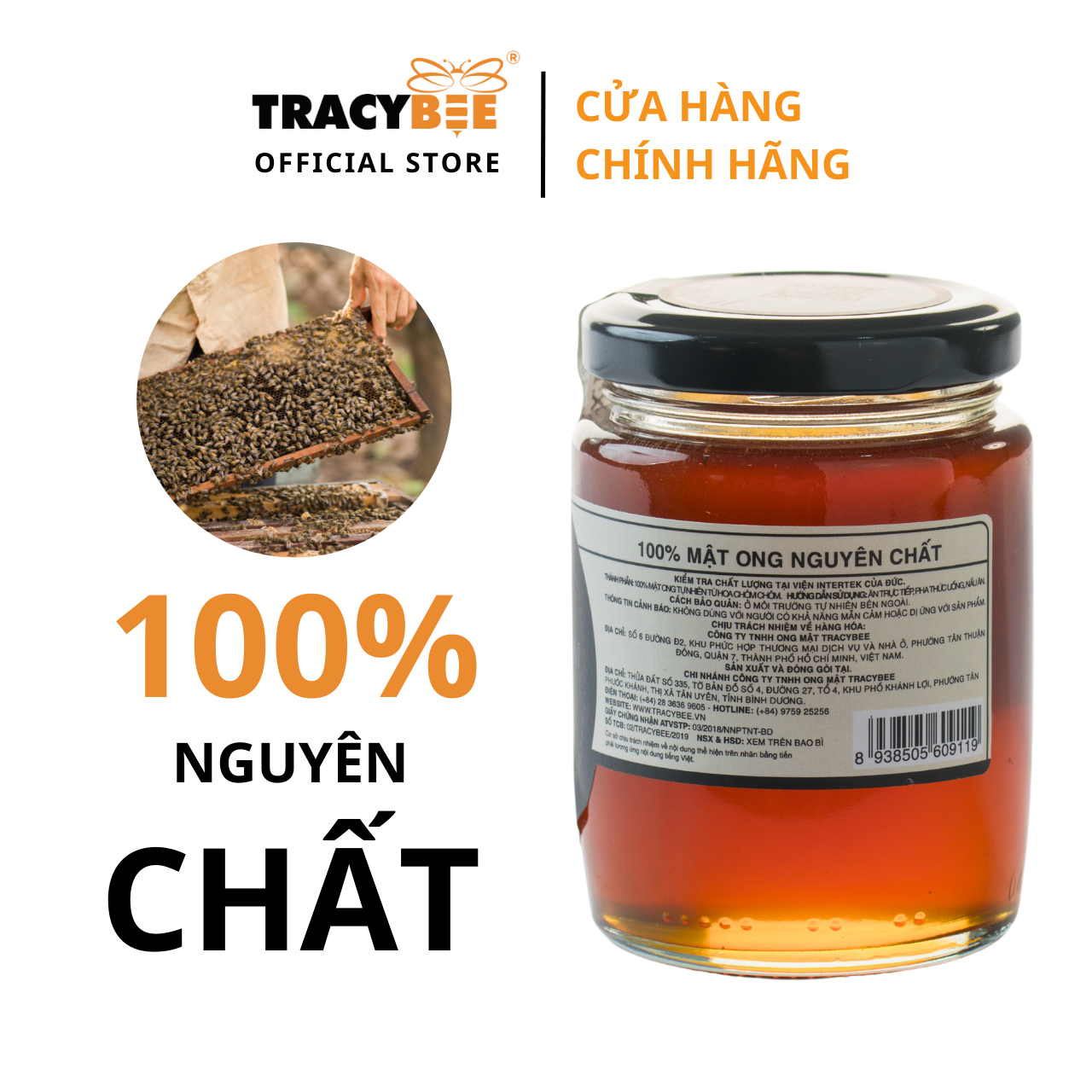 MẬT ONG HOA CHÔM CHÔM 220G