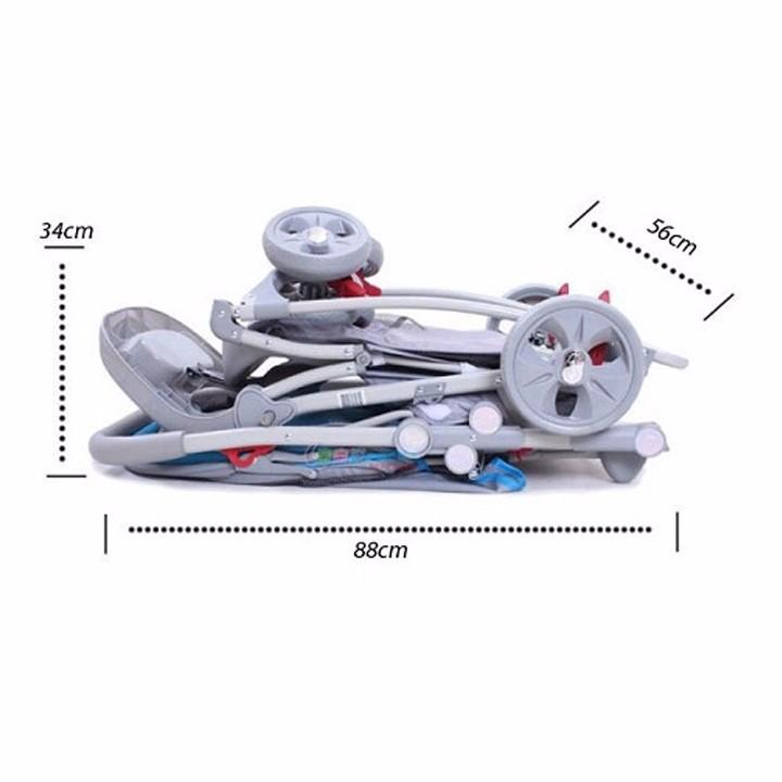 Xe đẩy em bé đa năng  2 chiều bập bênh BBH 720W