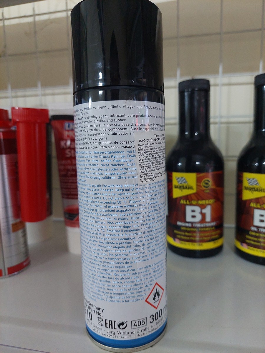 Chai xịt silicon liqui moly