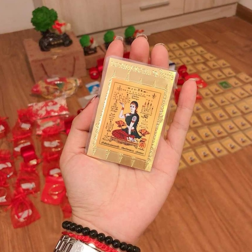 [MUA 1 TẶNG 2] Lá May Mắn Mẹ N.g.o.ắ.c Mae Nang Kwak VIP KINH 5 DÒNG