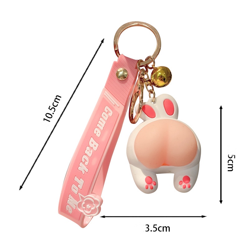 Móc Khóa Mông MoChi Animal Cute Mềm Mịn