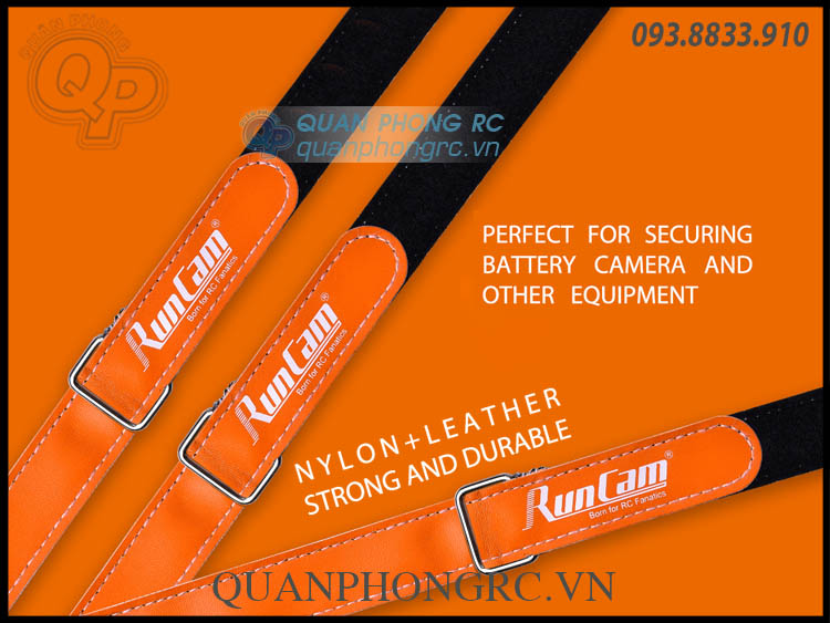 Dây Ràng Pin RunCam Bằng Da 2cm*22cm RunCam Battery Strap (1 Sợi)