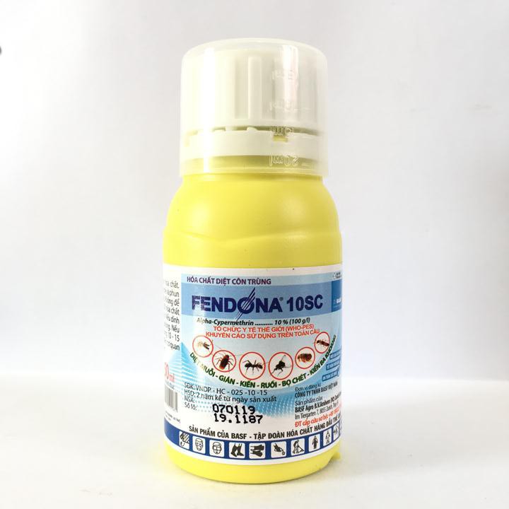 Thuốc diệt muỗi thế hệ mới fendona 10sc chai 50ml