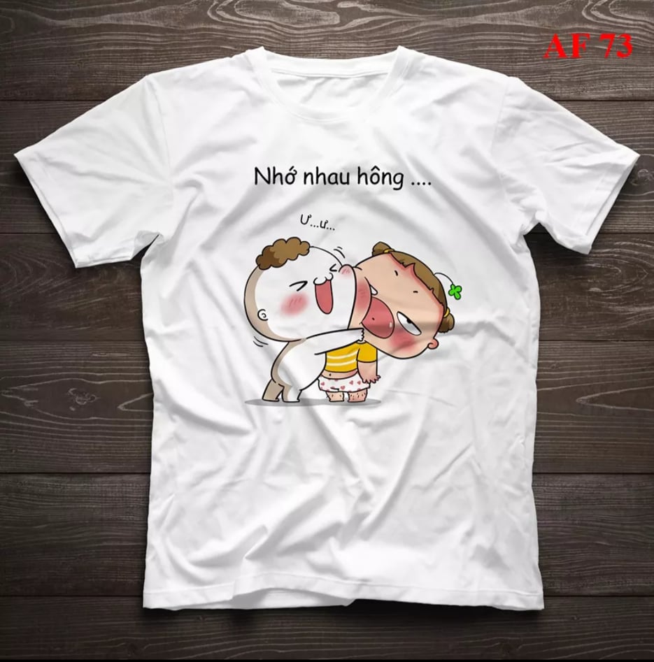 [HCM]Áo thun nữ form rộng Hàn Quốc in hình Quỳnh Aka Nhớ Nhau Không độc đẹp vải dày mịn mát