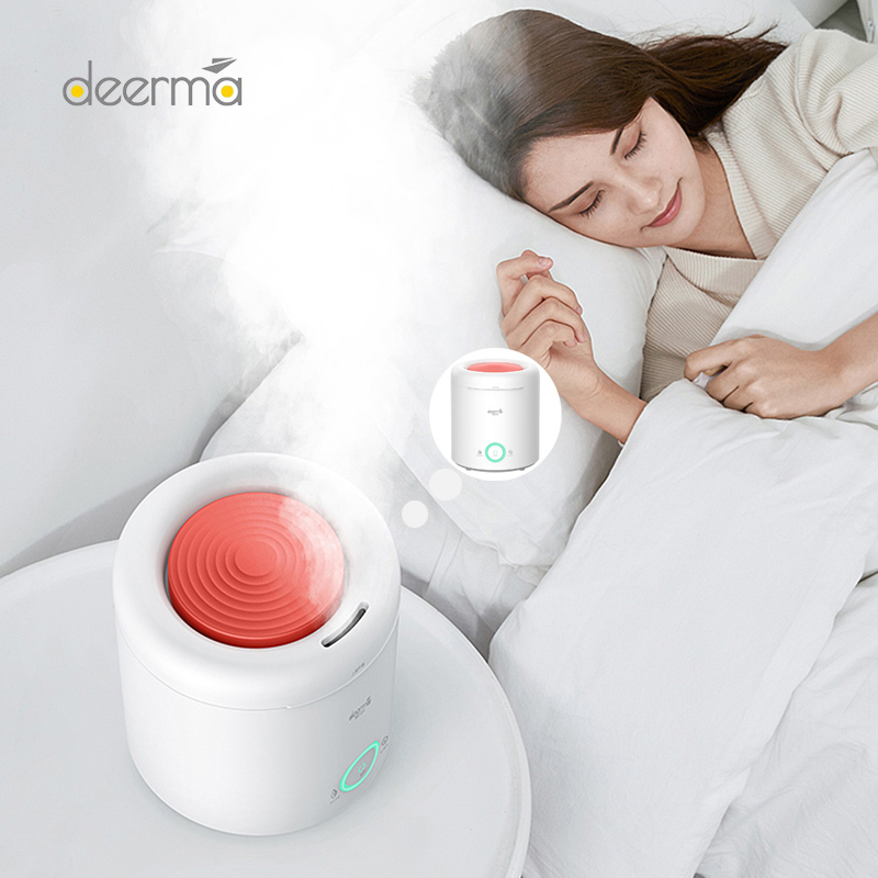 Deerma F301 Máy làm ẩm không khí bằng sóng siêu âm câm máy khuếch tán tinh dầu tạo độ ẩm 2,5l độ ẩm liên tục thông minh cho văn phòng tại nhà