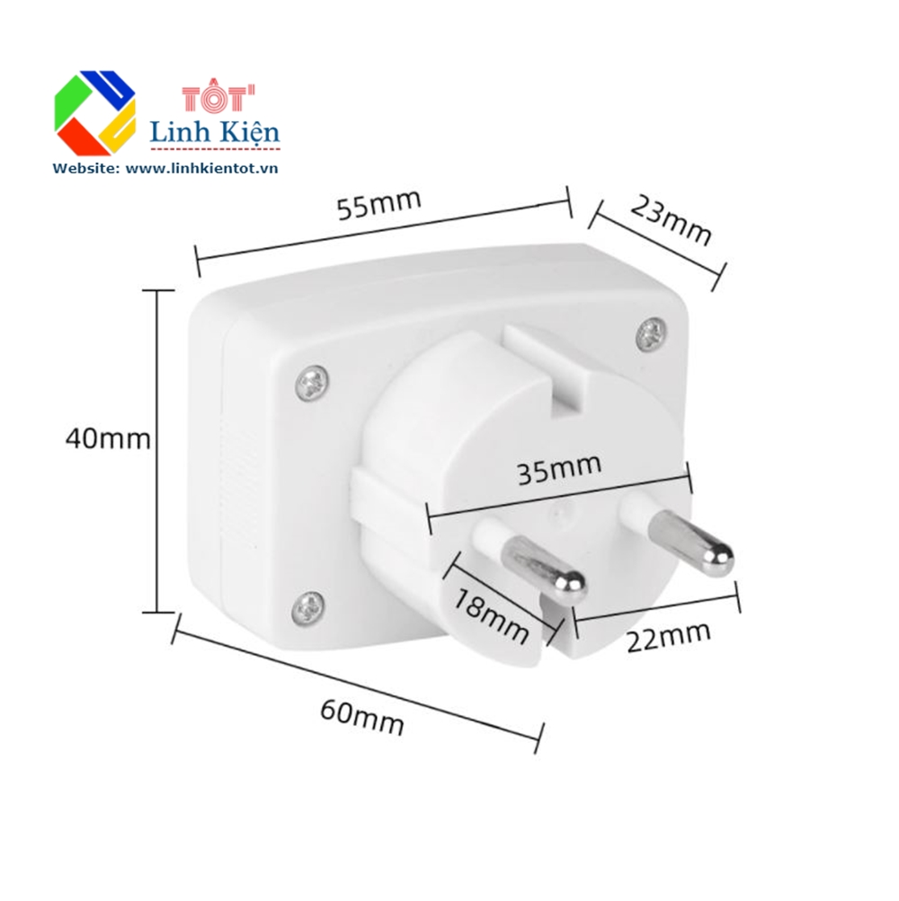 [AC 80-300V] Vôn kế kiểm tra điện áp AC 110 220V DM55-1